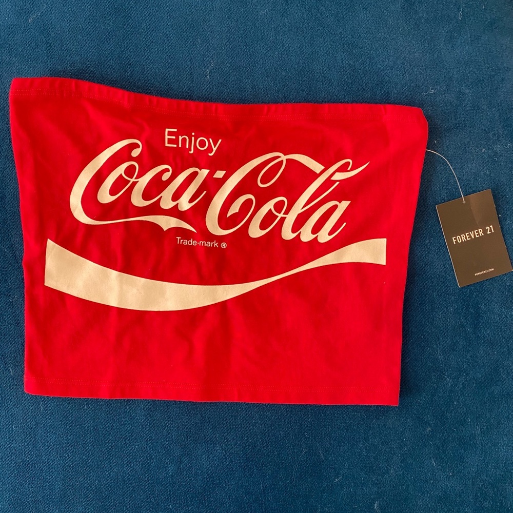 Forever 21 Coca Cola crop top